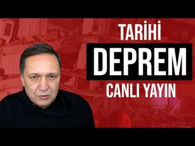 TÜRKİYE'NİN EN BÜYÜK DEPREMİ CANLI YAYIN