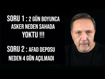 Asker neden anında sahaya inmedi l afad deposu neden 4 gün açılmadı l selçuk geçer canlı yayın