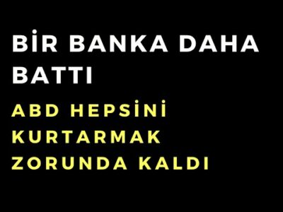 ABD Bankaları Kurtarmak Zorunda Kaldı - Dünyanın Haberi 320 - 13.03.2023