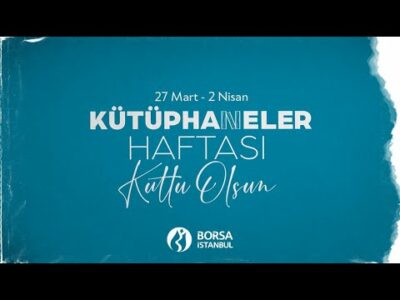 #Kütüphaneler Haftası Kutlu Olsun.