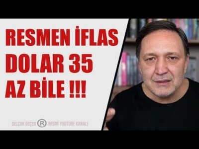RESMEN İFLAS DOLAR 35 AZ BİLE