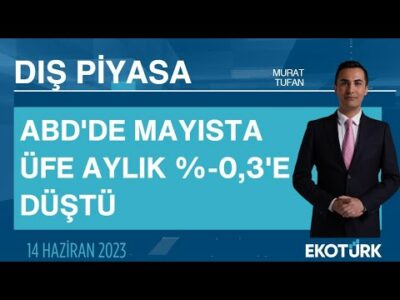 ABD'de mayısta ÜFE aylık %-0,3'e düştü | Murat Tufan | Dış Piyasa