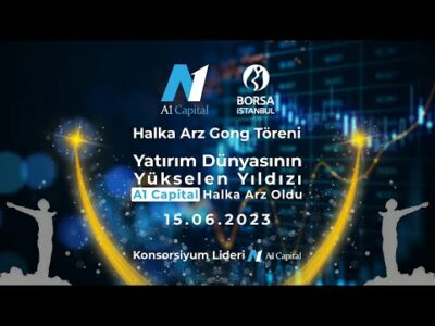 A1 Capital Halka Arz Gong Töreni