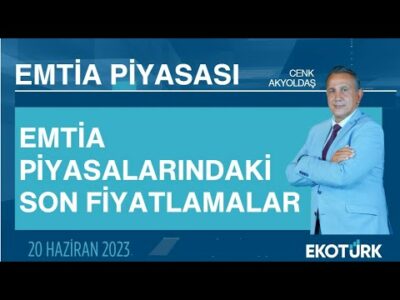Emtia piyasalarındaki son fiyatlamalar | Cenk Akyoldaş | Emtia Piyasası | 20.06.2023