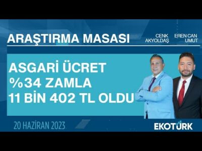 Araştırma Masası | Cenk Akyoldaş | Eren Can Umut (20.06.2023)