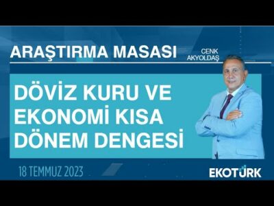 Araştırma Masası | Cenk Akyoldaş (18.07.2023)