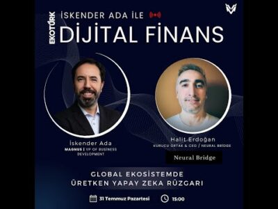 Global ekosistemde üretken yapay zeka rüzgarı | Halit Erdoğan | İskender Ada | Dijital Finans
