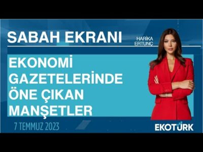 Ekonomi gazetelerinde öne çıkan manşetler | Harika Ertunç | Sabah Ekranı