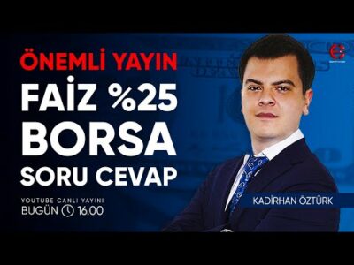 Önemli Yayın! Faiz %25 Borsa Soru Cevap | Kadirhan Öztürk | Ekonomi Ekranı