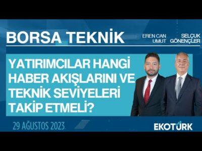 Borsa Teknik | Selçuk Gönençler | Eren Can Umut | 29.08.2023