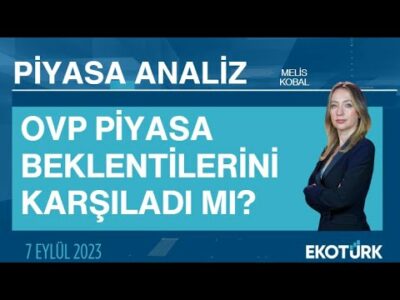 OVP piyasa beklentilerini karşıladı mı? | Melis Kobal | Piyasa Analiz