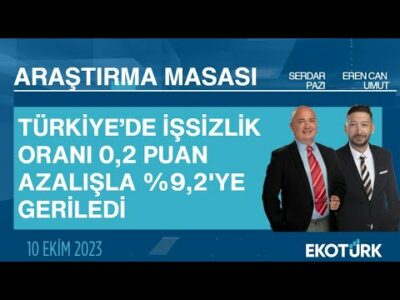 Araştırma Masası | Eren Can Umut | Serdar Pazı (10.10.2023)