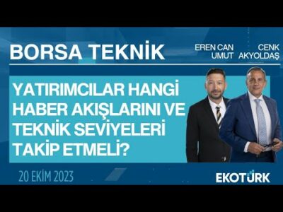 Borsa Teknik | Cenk Akyoldaş | Eren Can Umut | 20.10.2023