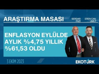 Araştırma Masası | Eren Can Umut | Serdar Pazı (03.10.2023)