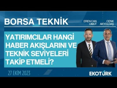 Borsa Teknik | Cenk Akyoldaş | Eren Can Umut | 27.10.2023
