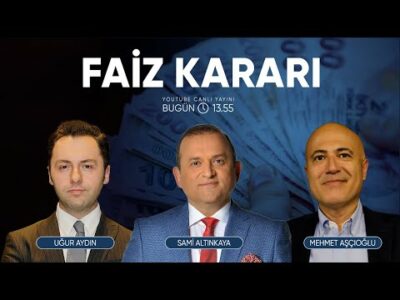 Faiz Kararı Canlı Yayın | Mehmet Aşçıoğlu | Uğur Aydın | Ekonomi Ekranı
