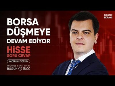 Borsa Düşmeye Devam Ediyor | Kadirhan Öztürk | Ekonomi Ekranı