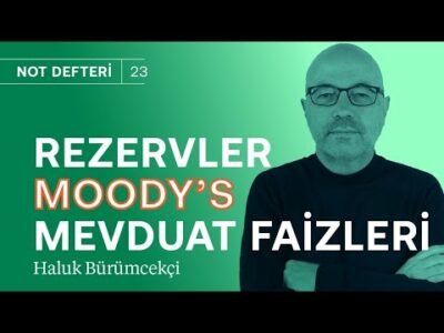 Rezervler yeniden düşüşte! Mevduat faizleri neden düştü? & Moody's ne yapar? | Haluk Bürümcekçi