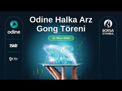 Odine Halka Arz Gong Töreni