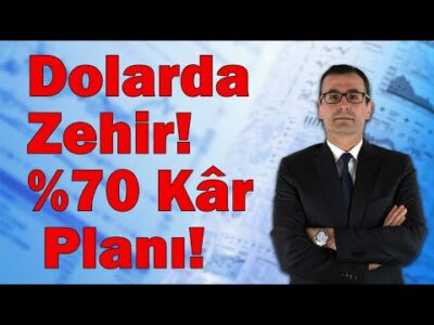 Dolarda Zehire Dikkat! %70 Kâr Stratejisi! Altında Cuma Etkisi!