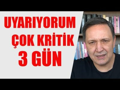 UYARIYORUM ÇOK KRİTİK 3 GÜN DOLAR ALTIN EURO BİTCOİN