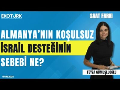 Almanya'nın koşulsuz İsrail desteğinin sebebi ne? | Prof. Ulrike Guérot|Feyza Gümüşlüoğlu|Saat Farkı