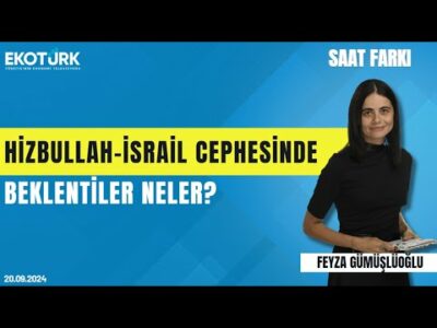 Hizbullah-İsrail cephesinde beklentiler neler? | Makram Rabah | Feyza Gümüşlüoğlu | Saat Farkı
