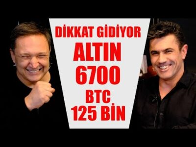GİDİYOR ALTIN 6700 BİTCOİN 125 BİN