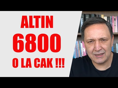 ALTIN 6800 DOLAR 68 OLACAK