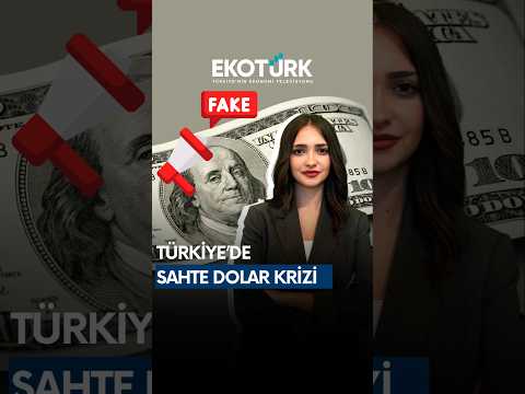 Türkiye'de sahte dolar krizi! Bankalar ve döviz büroları alarma geçti. #dolar #döviz #banka