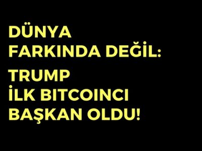 Trump ilk Bitcoinci ABD Başkanı Oldu - Dünyanın Haberi 457 - 07.11.2024