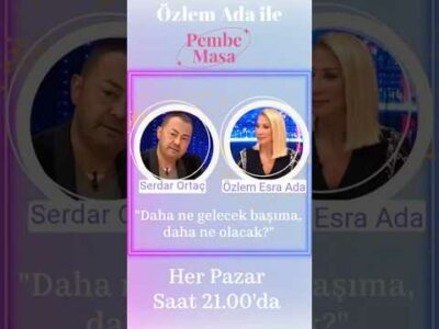 Serdar Ortaç yaşadığı zor günlerin ardından sessizliğini ilk kez Pembe Masa'da bozdu.