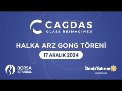 "Çağdaş Cam Sanayi" Gong Töreni