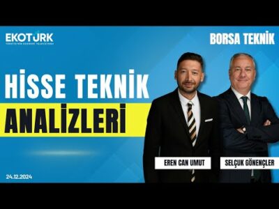 Borsa Teknik | Selçuk Gönençler | Eren Can Umut | 24.12.2024
