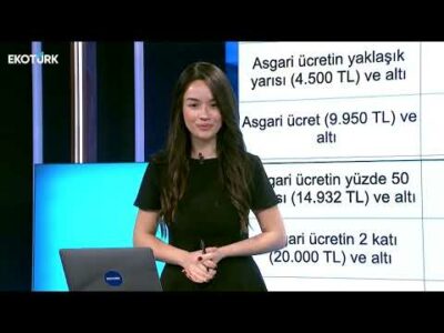 Asgari ücret 22 bin 104 TL oldu