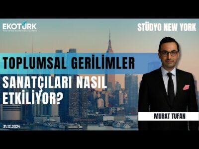 Toplumsal gerilimler sanatçıları nasıl etkiliyor? | Stüdyo New York | Emre Aydın | Murat Tufan