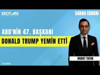 ABD'nin 47. Başkanı Donald Trump yemin etti | Murat Tufan | Sabah Ekranı