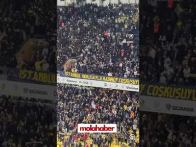 Fenerbahçe maçı öncesi taraftarlar Ferdi Tayfur’un “Bana Sor” şarkısını seslendirdi! #ferditayfur