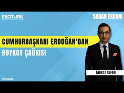 Cumhurbaşkanı Erdoğan'dan boykot çağrısı | Murat Tufan | Sabah Ekranı