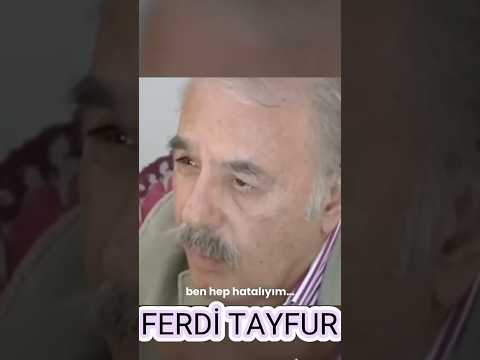 Ferdi Tayfur’dan sitem dolu sözler… “Hatamı günahımı kimseye yüklemedim..” #ferditayfur