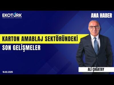 Karton ambalaj sektöründeki son gelişmeler | Ana Haber | Ali Çağatay