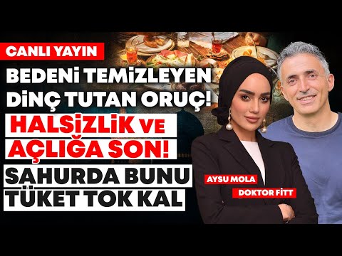 #canlı ACIKMADAN SUSAMADAN 20 SAAT ORUÇ TUT! HALSİZLİKTEN KURTUL DİNÇ KAL Konuk: @doktorfitt