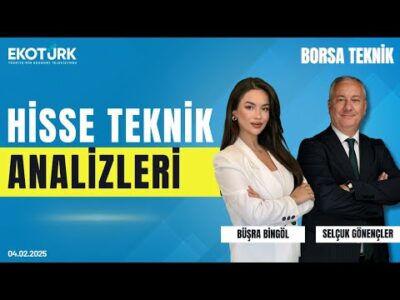 Hisse teknik analizleri | Borsa Teknik | Selçuk Gönençler | Büşra Bingöl | 04.02.2025