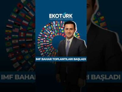 IMF Bahar Toplantıları başladı.