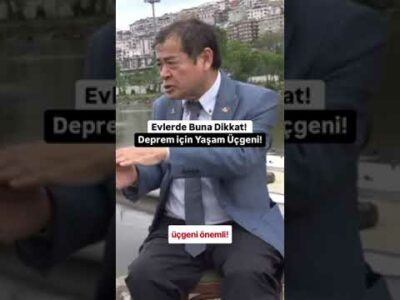 Deprem Tehlikesi Geçti mi? Evlere Girenler Dikkat! Yaşam Üçgeni Oluşturun! #shorts