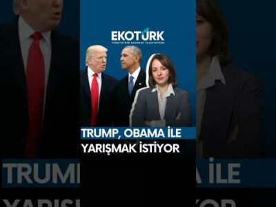 Trump, Obama ile yarışmak istiyor