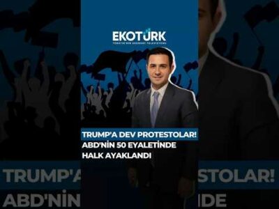 Trump'a dev protestolar!