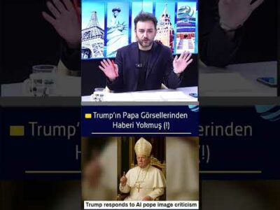 Trump’ın Papa Görsellerinden Haberi Yokmuş! #shorts
