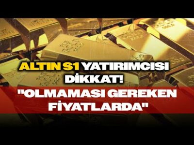 Altın Sertifikasına DİKKAT! Uzman İsim Altın S1 İçin Dikkat Edilmesi Gereken Seviyeleri Açıkladı