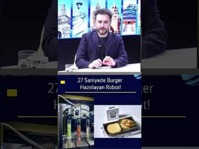 27 Saniyede Burger Hazırlayan Robot! #shorts